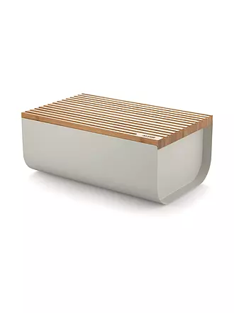 ALESSI | Brotkasten Mattina 34x21cm Gris chaud/Bambou | 